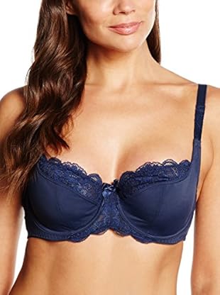 Signature Sujetador Non Padded Half Lace (Azul Oscuro)