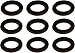 Viper Dart Accessory: Rubber O-Ring Washers (Steel and Soft Tip Darts), 2BA Thread, 300 Pack