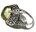 Sterling Silver Caribbean Amber Filigree Ring