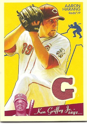 Aaron Harang 2008 Upper Deck Goudey Jersey Card #M-AH Cincinnati Reds