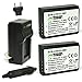 Wasabi Power Battery (2-Pack) and Charger for Canon LP-E10 and Canon EOS 1100D, 1200D, 1300D, Kiss X50, Kiss X70, Rebel T3, Rebel T5, Rebel T6