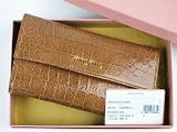 ミュウミュウMIUMIU　財布 F 高級クロコ調型押し長財布　MIUMIUミュウミュウレディース　5M1270 CAMMELLO