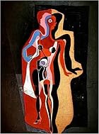 Mannequin in Barcelona art print by Salvador Dali
