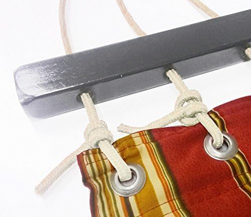 HPD Hammock Quilted Fabric With Pillow Double Size Spreader Bar Heavy Duty Stylish