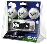 South Florida Bulls USF NCAA 3 Ball Gift Pack & Spring Action Tool