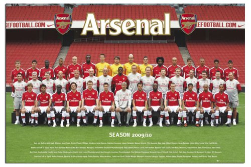 Arsenal FC - Team Photo 09/10 - Maxi Poster - 61 cm x 91.5 cm