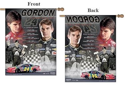 Jeff Gordon Flag 27x37 NASCAR Legendary Championship Vertical House Banner