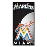 BSS - Miami Marlins MLB Fiber Reactive Beach Towel (Emblem Series) (60in x 30in)