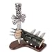 Skull Dagger with Leather Glove Display