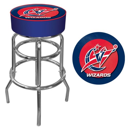NBA Washington Wizards Padded Swivel Bar Stool