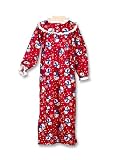 Bellepointe RED SNOWMAN Girls Flannel Gown