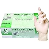 GREAT GLOVE  Latex Powder-Free Premium 5-5.5 mil General Purpose Glove, X-Small, Natural