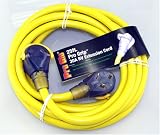25', 30 Amp, RV Extension Cord with Lighted Ends