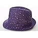 51KkSLAUMiL. AA75  Sparkle Glitter Fedora / Purple / Red Hat Lady Society