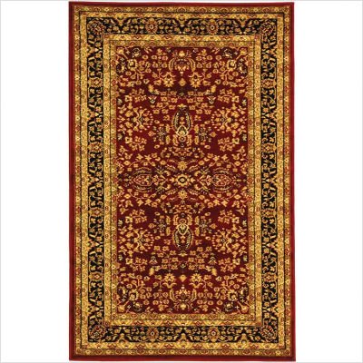 Safavieh Lyndhurst Collection LNH214A Red and Black Area Rug, 3-Feet 3-Inch by 5-Feet 3-Inch
