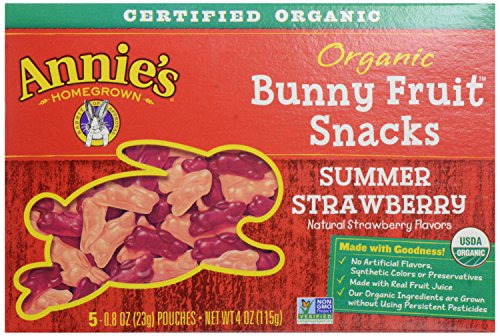 Annie's Fruit Snacks, Summer Strawberry, 5 Count