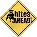 New  Rottweiler - Bites Ahead !  Crossing Dog