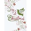 Joy at Christmas Dove Boxed Christmas Cards - 40 ct