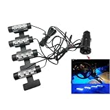 SZD New 12v Car Charge 4x 3led Glow Interior Decorative Atmosphere Neon Light Lamp