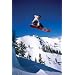 Snowboarder (Getting Air) Sports Poster Print - 24" X 36"