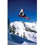 Snowboarder (Getting Air) Sports Poster Print - 24" X 36"