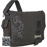 Click here to buy SNM-15F Dark Gray Canvas Mesngr Bag for Notebook Laptop 15.4IN by Case Logic.