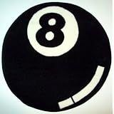 8 Ball Rug or Bath Mat by 