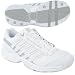 K-Swiss Women's Overrule Low Tennis Shoe (White/Platinum)