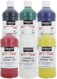 Sargent Art 22-3406 16-Ounce Art-Time Washable Paint, A Primary 6-Pack Assortment