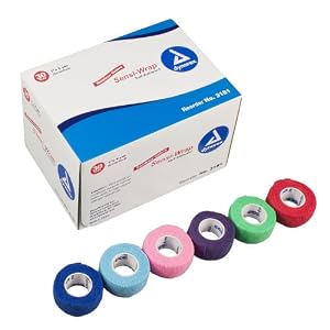 Dynarex Sensi Wrap, Rainbow Color, 1 Inches X 5 Yards, 30 Count