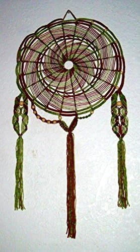 Swirligig Plus Macrame Wall Hanging With Beads And Tassels