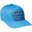One Industries Fleming Men's Flexfit Race Wear Hat w/ Free B&F Heart Sticker Bundle - Campy Blue