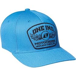 One Industries Fleming Men's Flexfit Race Wear Hat - Campy Blue