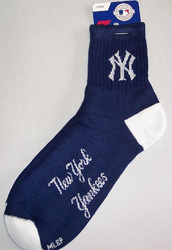 New York Yankees Team Color Baseball Socks Mens Medium 5-10