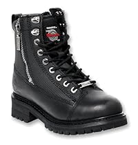 Hot Sale Milwaukee Motorcycle Clothing Company Accelerator Leather Men's Motorcycle Boots (Black, Size 11EEE)