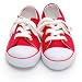 Easy Toddler Girls Boys Shoes Red Canvas Old School Sneakers Kids 4-8