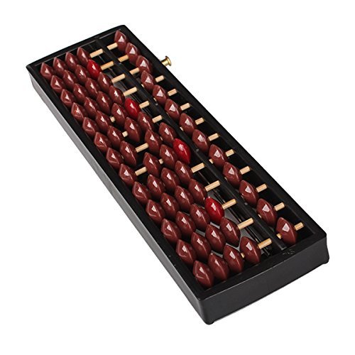 Sealike New Arrival Portable 13 Column Abacus Arithmetic Soroban School Math Learning Tool with a Stylus