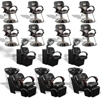 Cambridge Collection featuring Eight (8) Styling Chairs, Three (3) Dryer Units & Three (3) Shampoo Units from SalonSmart (SHIPS FREE!)