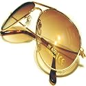 Classic Aviator Sunglasses Sun Glasses Mens and Womens Gold Glasses