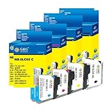 8-Pack Brother LC65 High Yield Compatible Inkjet Combo for Brother MFC-6490CW Printer