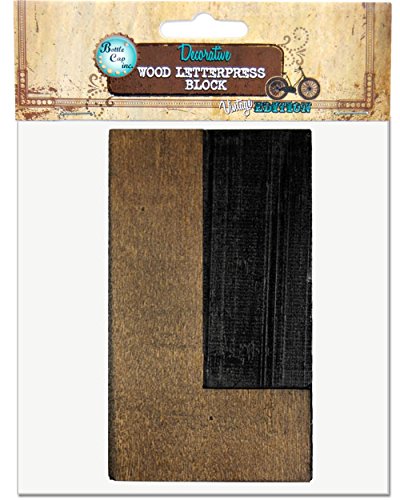 Decorative Wood Letterpress Blocks Vintage Edition-Letter L