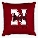 Nebraska Cornhuskers 22 x 22 Coordinating NCAA Sidelines Collection Floor Pillow from Kentex (S