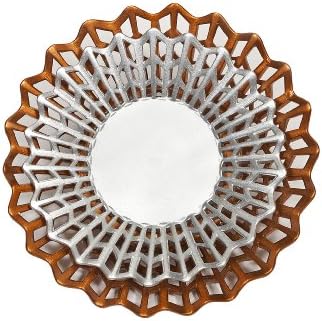 IMAX 87687 Novara Ceramic Dimensional Wall Decor, Small