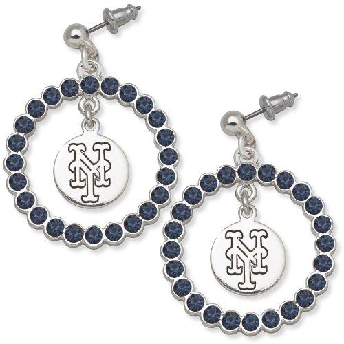 MLB New York Mets LogoArt Spirit Earrings
