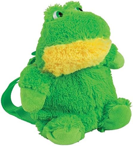 Cuddlee Backpack Soft Plush Animal Back Pack - Frog
