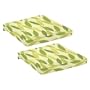Strathwood Falkner Dining Collection Side Chair Cushion, Set of 2, Varina Wasabi