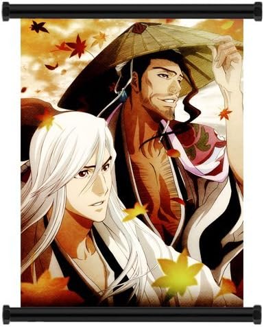 Bleach Anime Captains Shunsui and Ukitake Fabric Wall Scroll Poster (16"x 22") Inches