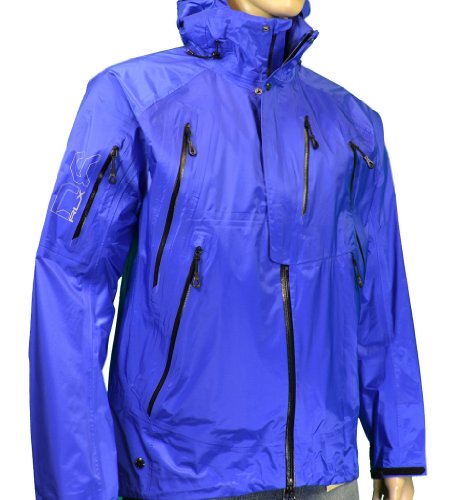 Outerwear & Coats: RLX Ralph Lauren Polo Waterproof Expedition Storm Jacket Blue Size Large