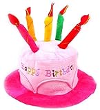 Pet Costume Dog Birthday Hats Accessory for Medium / Large Dogs, Pink