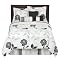 Aleia 7-pc. Comforter Set - White/ Black/ Taupe&nbsp;